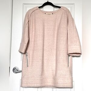 (Japanese Brand) Wool Light Pink Coat
